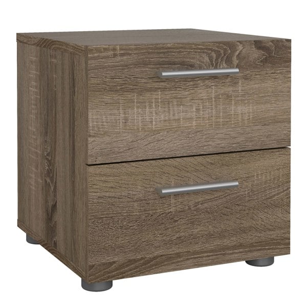 Furniture To Go Pepe Bedside 2 Drawers in Truffle Oak
