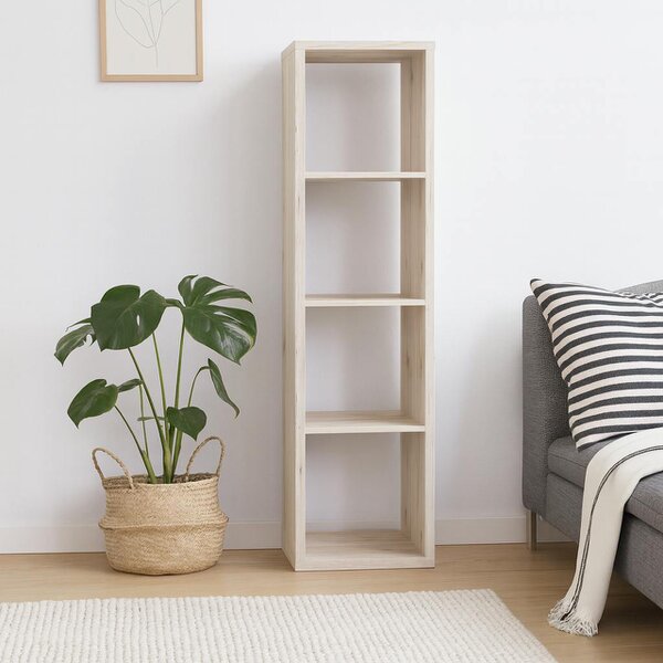 Wyld Haus Mauro 3 Shelves Storage Unit in Sand Oak