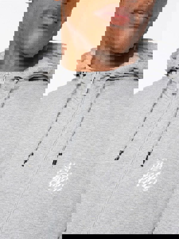 Kings Will Dream Coby Zip Thru Hoody Grey Marl