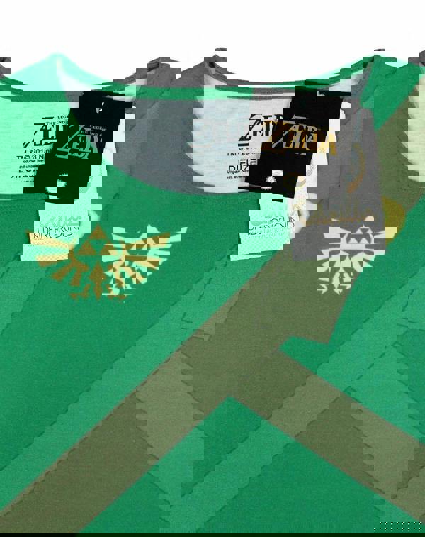 Nintendo Womens Green Link Sleeveless Skater Dress