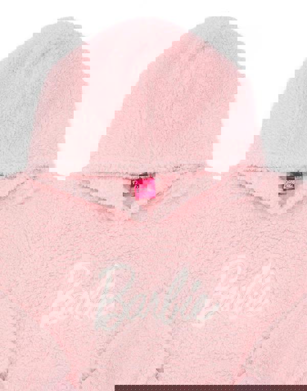 Barbie Girls Pink Logo Blanket Hoodie