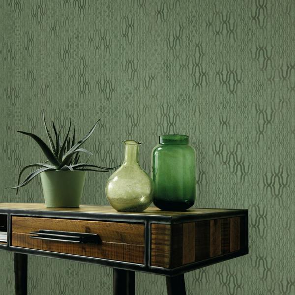 Erismann Soft Geometric Trellis Wallpaper