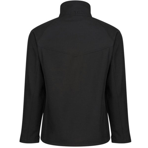 Regatta Uproar Mens Softshell Wind Resistant Fleece Jacket - All Black