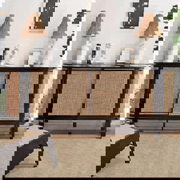 Dot Rattan Sideboard, Ash Wood & Black-Rit Concept-Rit Concept