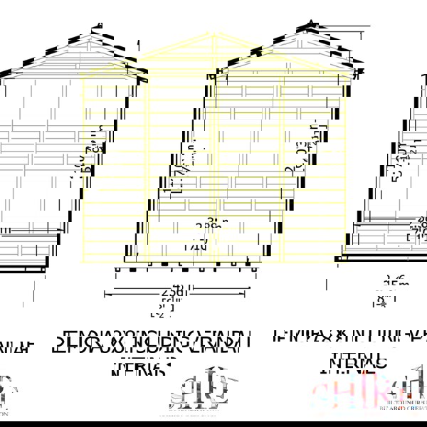 Shire Delmora 8x6 Summerhouse and verandah Shiplap Interlock Cladding