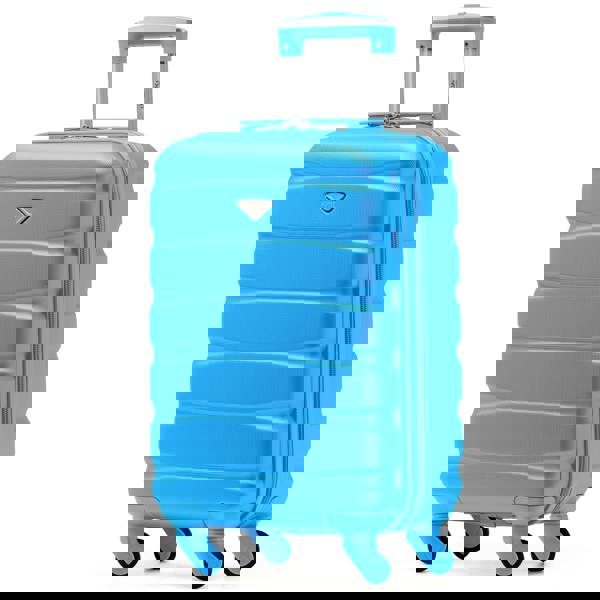 Flight Knight 55x35x20cm Cabin Carry Bag Hard Shell Suitcase 100+ Airline Approved