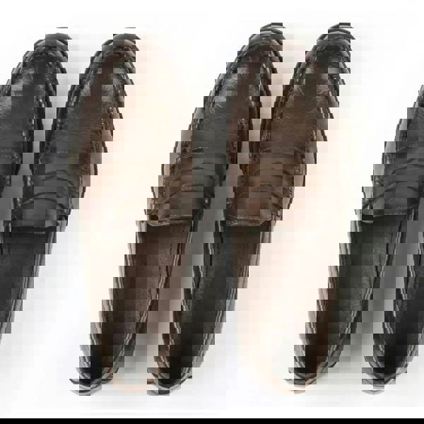 Dolcetto Men's Classic Penny PU Leather Loafers