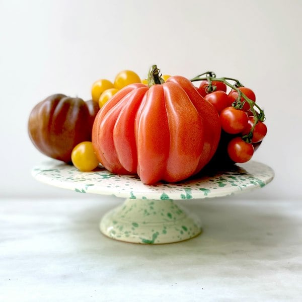 Hot Pottery Cake Stand Pistachio