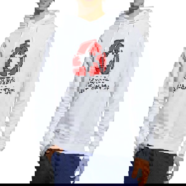 Dsquared2 One Life one Planet White Hoodie S