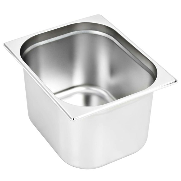 Berkfield Gastronorm Containers 2 pcs GN 1/2 200 mm Stainless Steel
