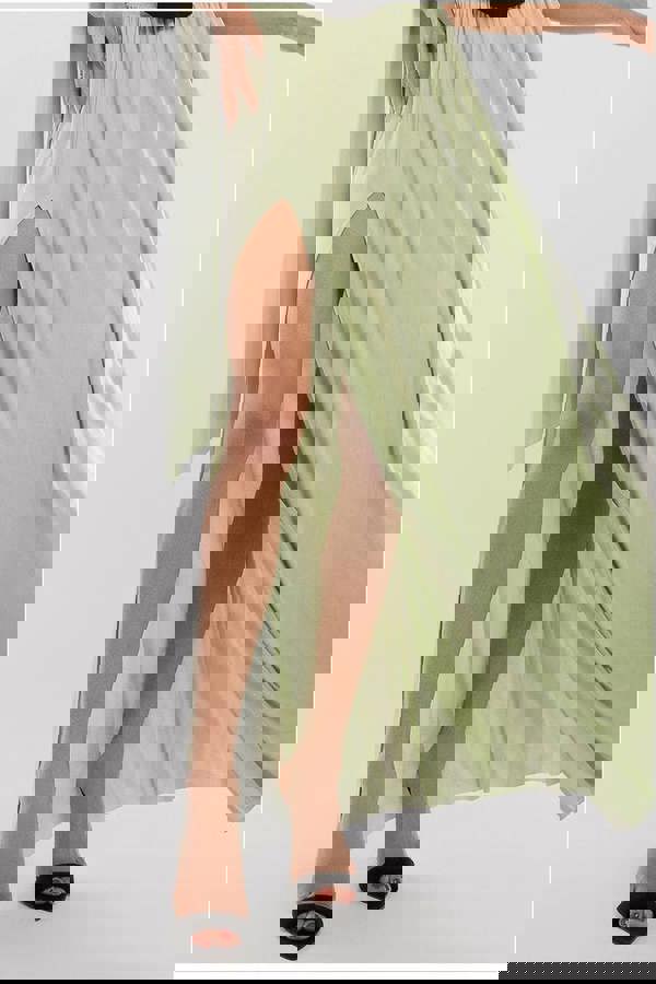 Side Split Soft Touch Maxi Skirt SK41