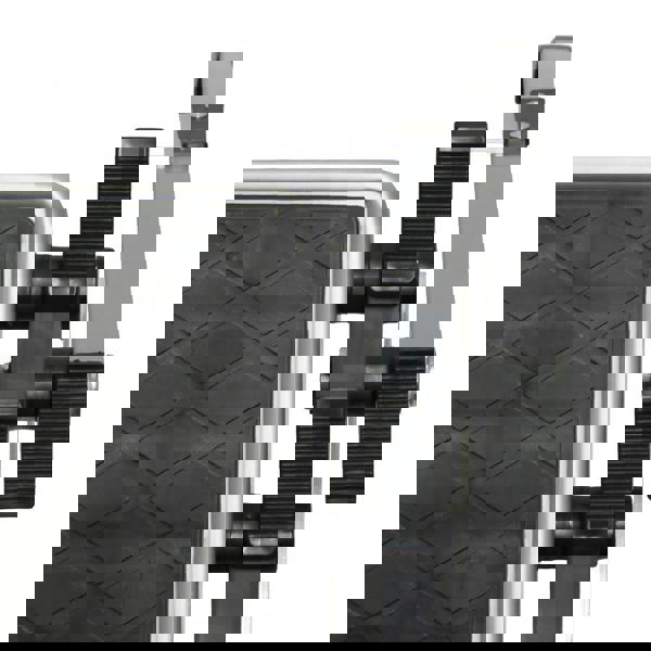 Folding Aluminium Double Step Stool (Caravan Foldable Non-Slip Twin Platform)