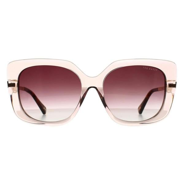 Ted Baker Sunglasses TB1732 Heather 192 Crystal Pink and Gold Brown Gradient