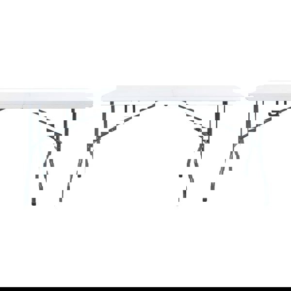 Berkfield Folding Garden Table White 180x72x72 cm HDPE