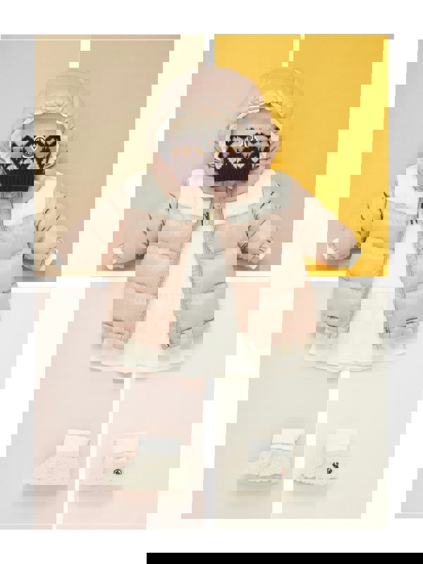 Moncler Enfant Baby Girls Down Padded Lakisha Jacket in Pink