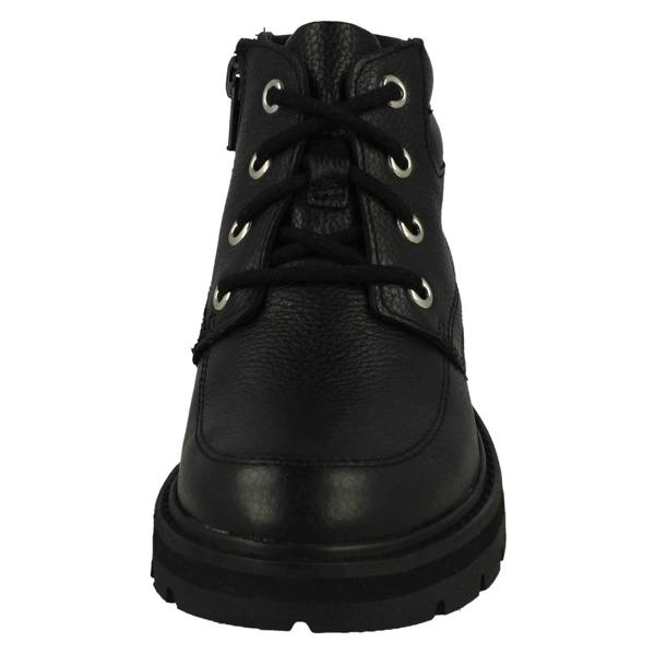 Clarks Girls Clarks Lace Up Detailed Ankle Boots Prague Zip