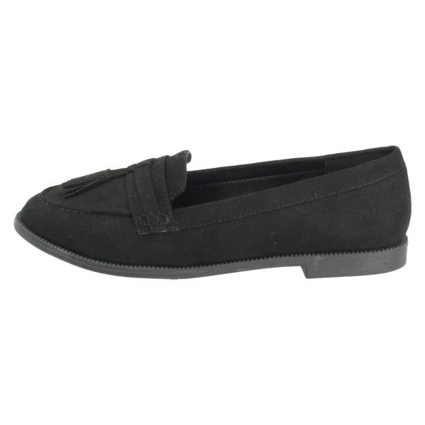 Spot On Ladies Spot On Tassel Trim Loafers F80298