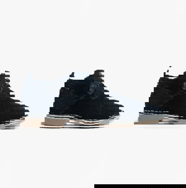 Popps JONAS Mens Suede Desert Shoes Navy