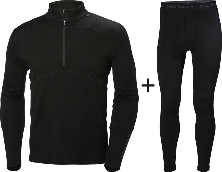 Helly Hansen Men's Helly Hansen LIFA Merino Warmest Half Zip Base Layer COMBO