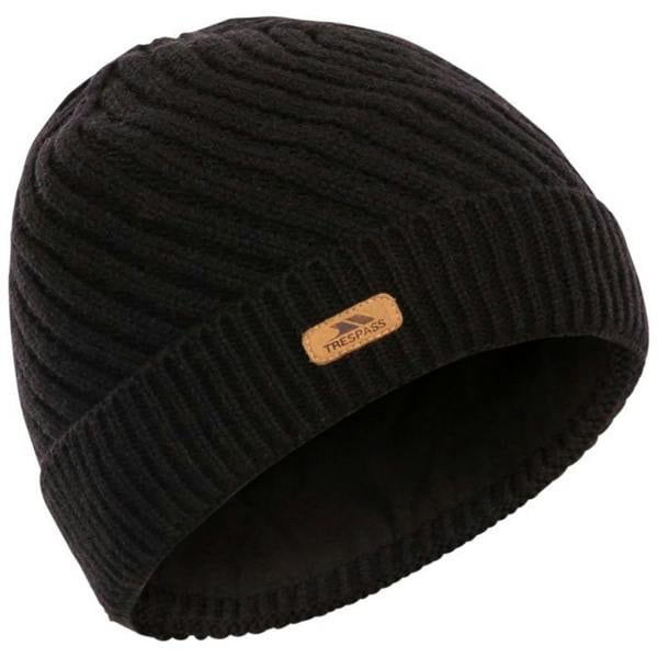 Trespass Womens/Ladies Twisted Knitted Beanie - Black - 