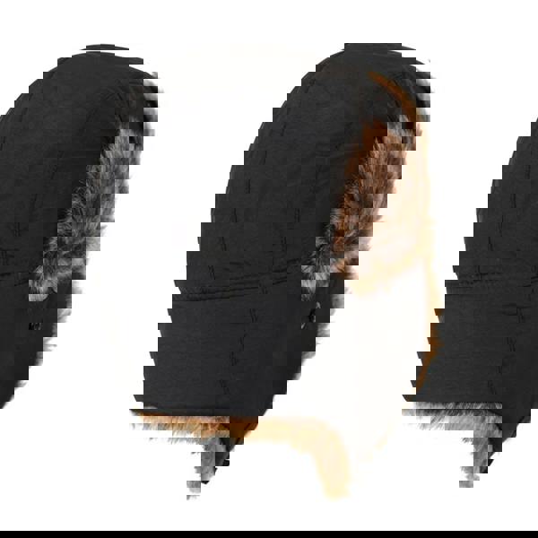 Mountain Warehouse Unisex Adult Furry Bomber Hat - Charcoal - 