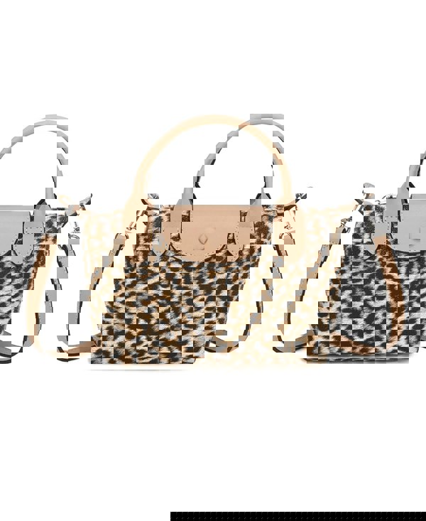 Kitise Leopard Print Mini Crossbody Bag Snap Zipper Closure