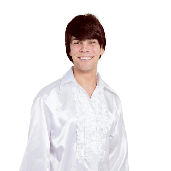 Bristol Novelty Mens 60s Style Wig - Brown - 