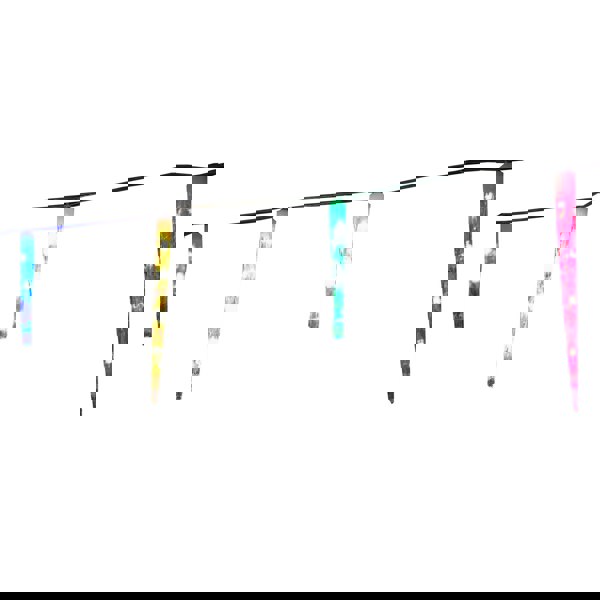 Samuel Alexander Festive 24 Remote Controlled Colour Changing LED Icicle Lights