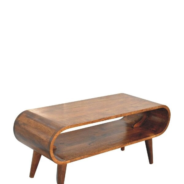 Wyld Haus Porquerolles Nordic Mango Wood Low Coffee Table