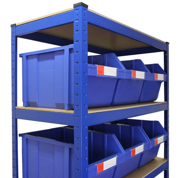 Monster Racking T-RAX Blue 90cm with 12 x Storage Quick Pick Bins