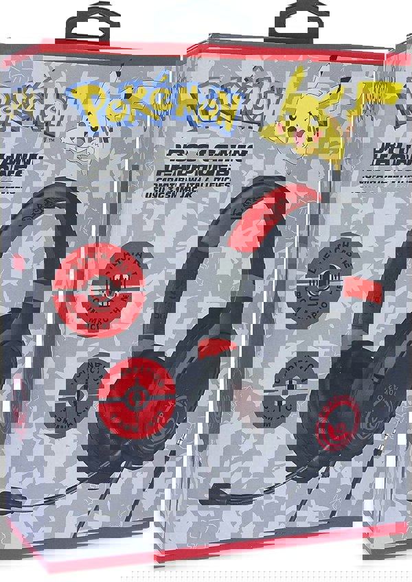 OTL | PRO G1 POKEMON POKEBALL BLACK AND RED GAMING HEADPHONES