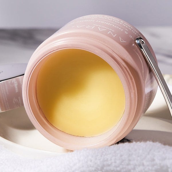 Anara Cleanse & Nourish Night Balm texture shot