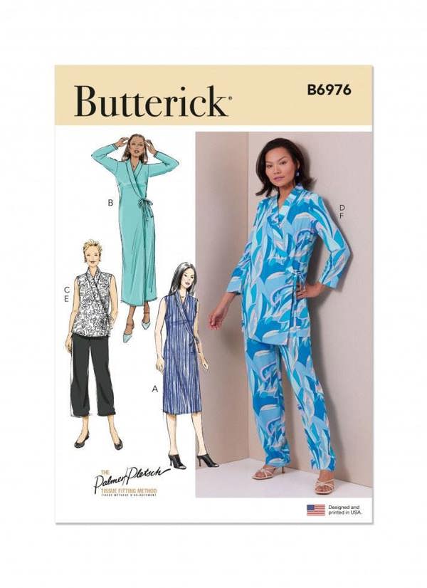 Butterick Sewing Pattern 6976, Tops, Trousers, Jackets for Women, B5 (8-10-12-14-16) - Easy