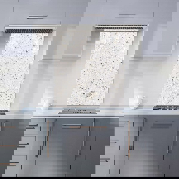 Warren Reed - Designer Off Grey Quartz Effect Kitchen Splashback
