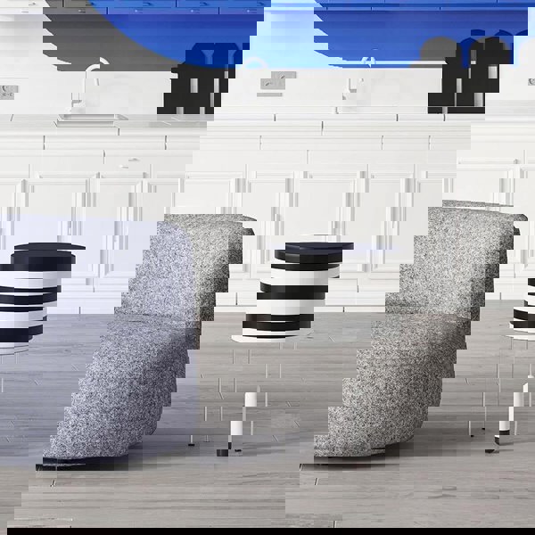 Ebro Side Table, Black And White-Weilai Concept-Weilai Concept