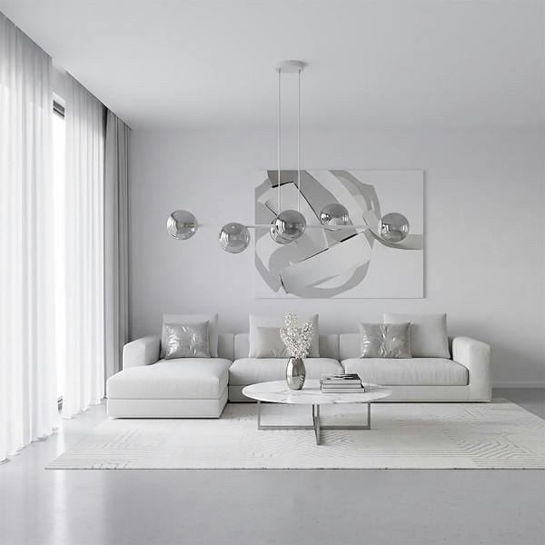 Emibig MAGNUS Pendant Lamp 6 x E14 Grey / Graphite