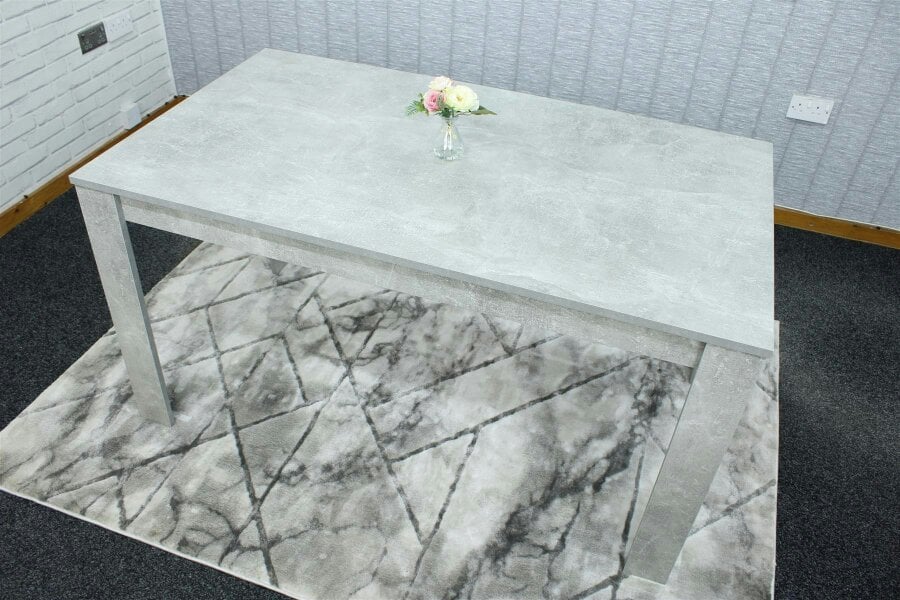 Kosy Koala Wooden Dinning Table In Stone Grey Effect