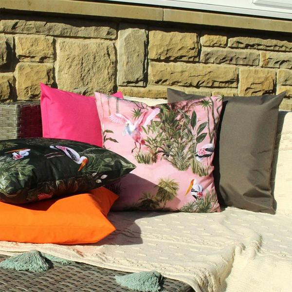 Paoletti Platalea Outdoor Cushion Cover - Blush - 
