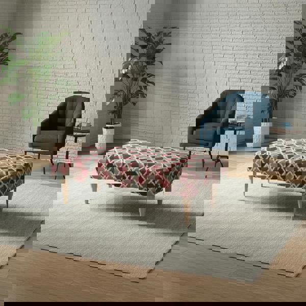 Premium Multi - Functional Seating and Coffee Table Piece with Hand - Stitched Lid - ISTOOLS