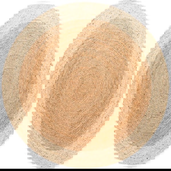 The Rugs Jutta Natural Round Jute Rug - Stylish & Comfort