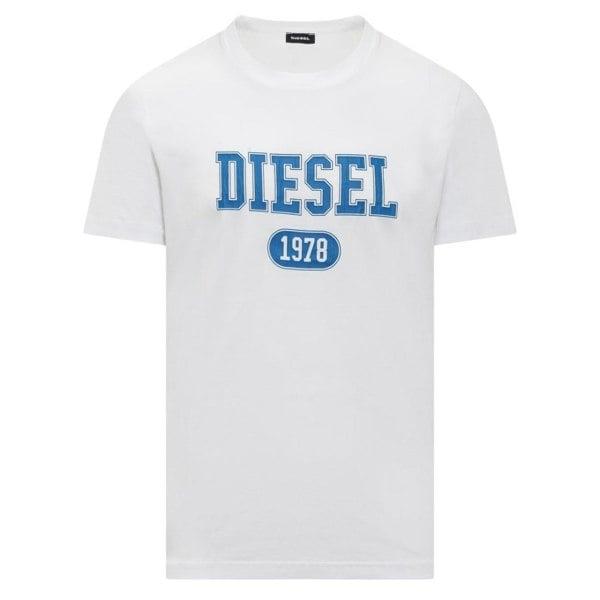 Diesel 1976 Varsity Logo White T-Shirt S