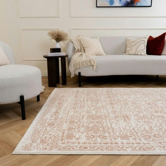 The Rugs Montana Vintage Cream Rose Rug | 3716