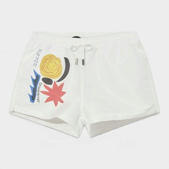 Jacquemus Le Maillot Pingo Print White Arty Sun