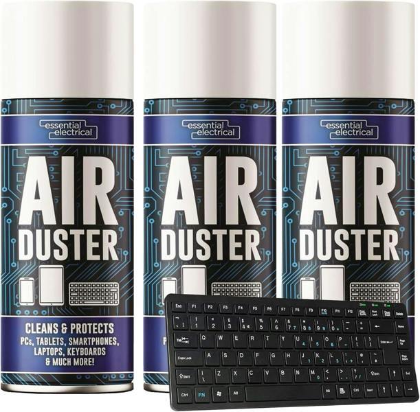 1 x 400ml Compressed Air Duster Cleaner Spray Can for Electronics