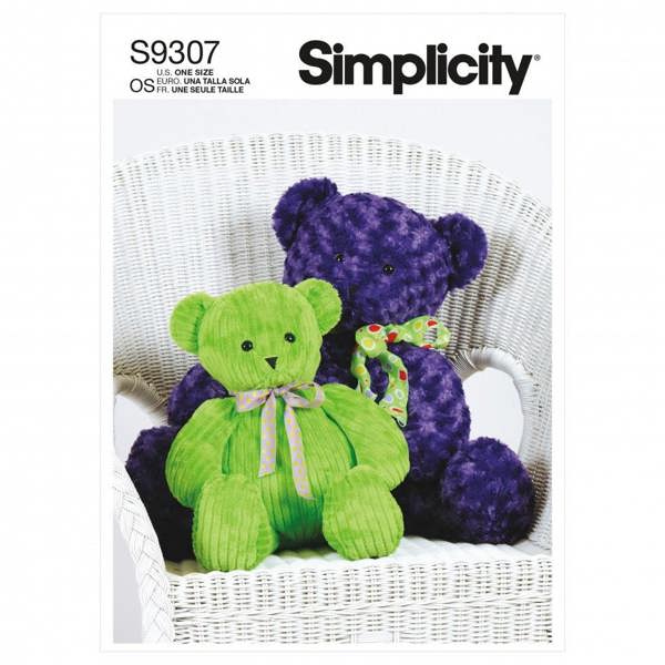Simplicity Sewing Pattern 9307, Toys for Kids, One Size - Intermediate