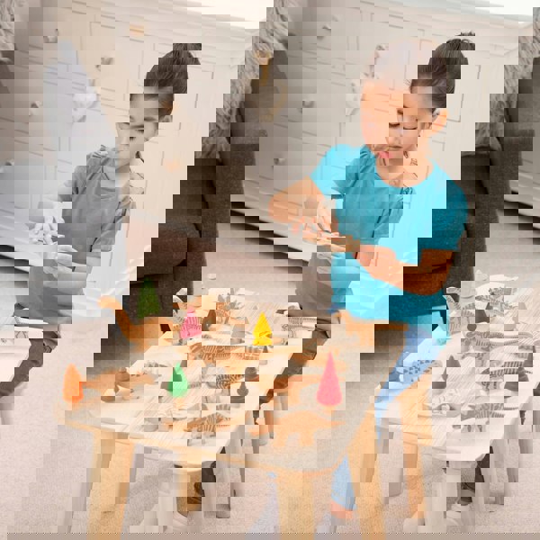 tickit Wooden Dinosaur Blocks