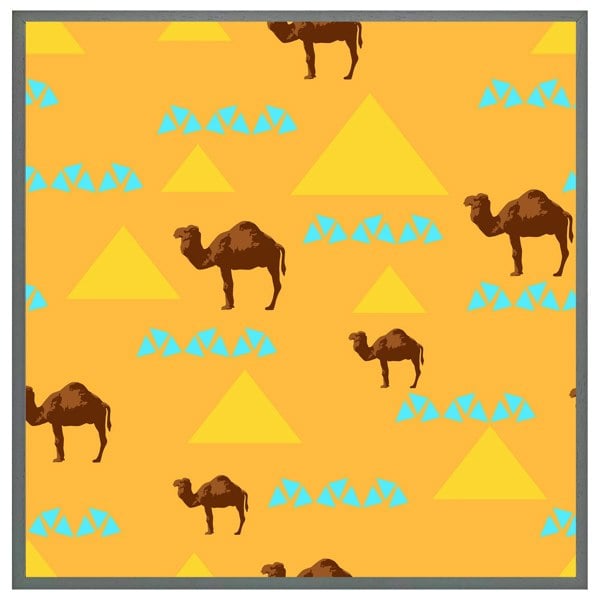 Benjamin Tate Design Camels & pyramids (Picture Frame)