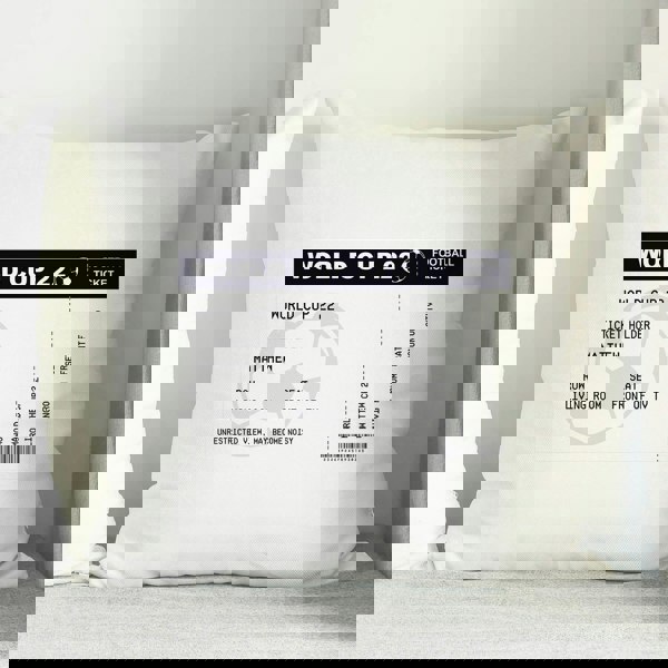 Personalised Memento Company Personalised Football Ticket Cushion