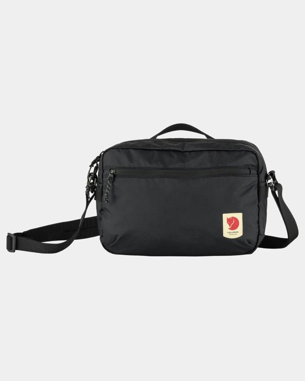 Fjallraven High Coast Crossbody Bag - Black 550 - CHO - Designer Unisex Bags