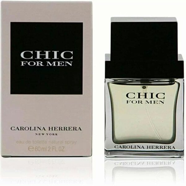 Carolina Herrera Chic For Men 60ml Eau De Toilette EDT Spray For Him